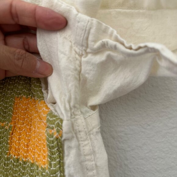 Zara Men Retro Inspired Crochet Knit Button Up Shirt Short Sleeve Cotton Blend M - Picture 7 of 16